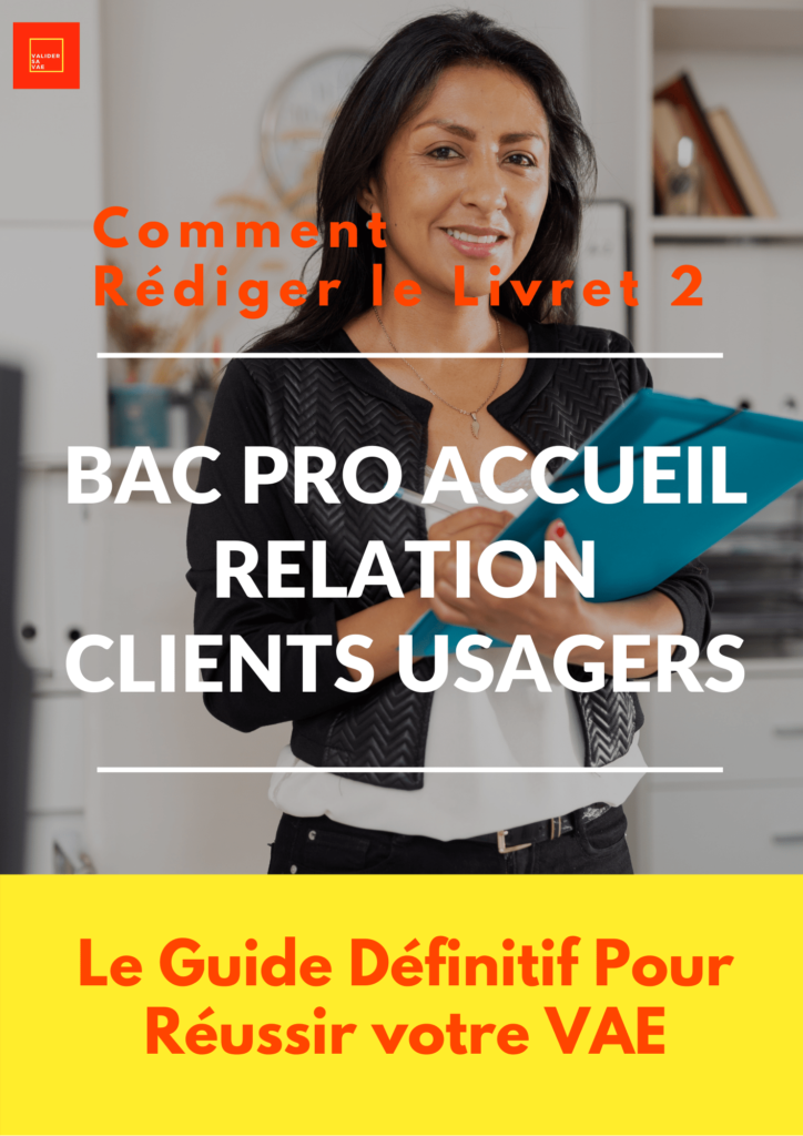 Rédiger Livret 2 Bac Pro Accueil Relation Clients et Usagers