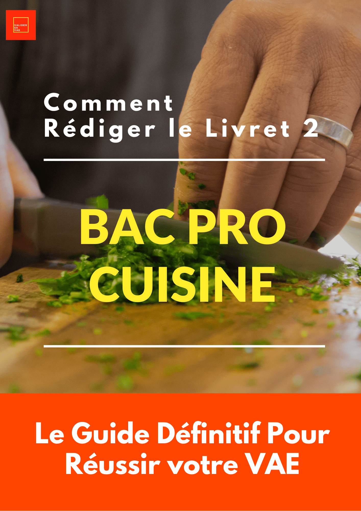 Livret 2 VAE Bac Pro Cuisine