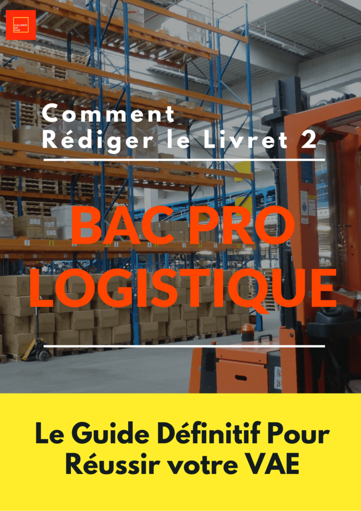 Livret 2 Bac Pro Logistique VAE