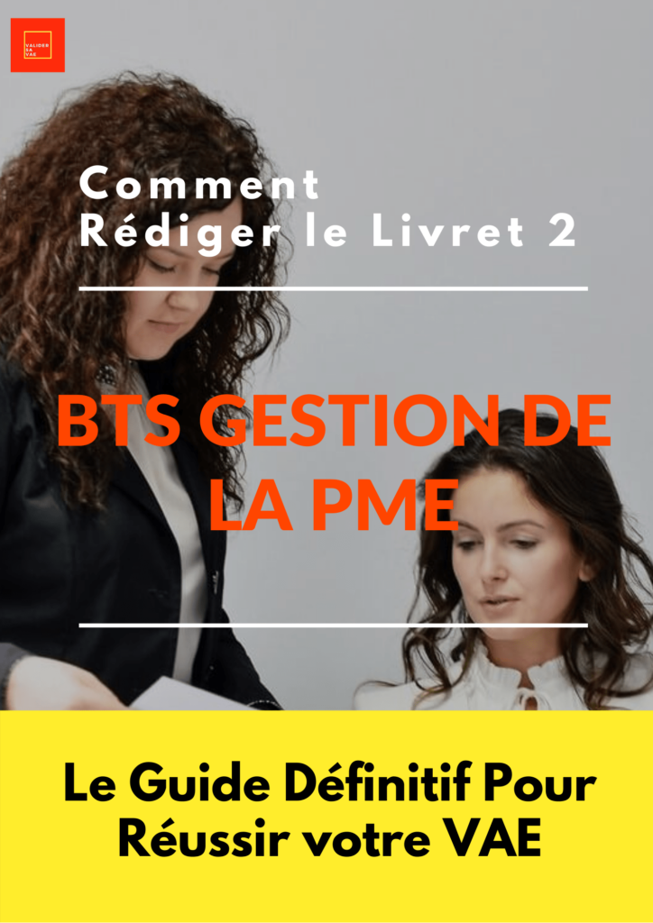 Livret 2 BTS Gestion de la PME VAE